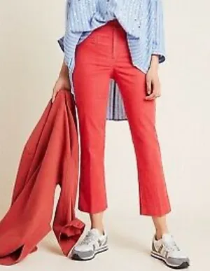 ✨ Anthropologie The Essential Corduroy Cropped Flare Pants✨ thumbnail 1