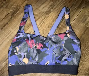 Patagonia Blue and purple sports bra thumbnail 1