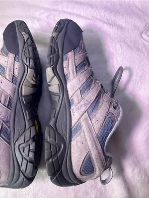 Merrell Gray and Blue Trail Hiking Sneakers thumbnail 8