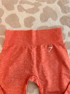 Gymshark Orange Seamless Leggings thumbnail 3