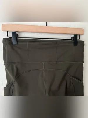 Lululemon fast and free high rise leggings reflective dark olive 8 thumbnail 11