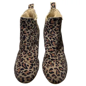TOMS Kelsey Leopard Print‎ Wedge Ankle Boots 7.5 #1004940619-20 thumbnail 5