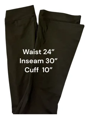 NWOT Black High-Waisted Flare Yoga Pants / Flared Leggings - Size S thumbnail 3