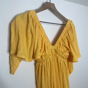 Free People Beach La La Maxi in Bird Of Yellow Womens Small thumbnail 5