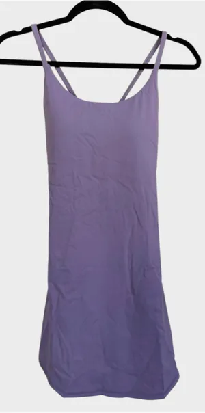 Size S Halara Plush Backless Active Dress Tulip Purple thumbnail 1