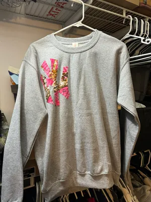 Threaded Grey Sweat set Gray thumbnail 2