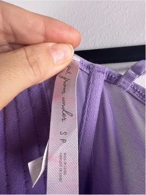 Out From Under Urban Outfitters Lavender Lace Corset Bustier Cami Top Size Small thumbnail 4
