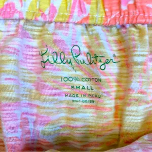 Lilly Pulitzer Wakely Floral Ruffle Tube Top Small thumbnail 2