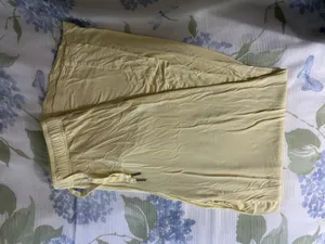 Comfrt lounge pants wife leg butter yellow size xs thumbnail 1
