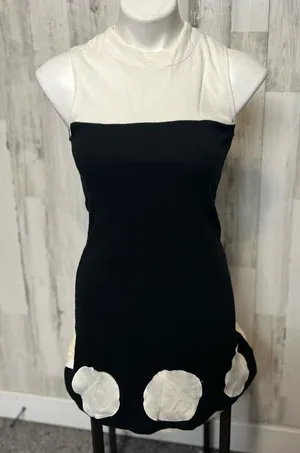 Adore Black white dress thumbnail 1