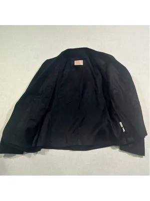 Vintage Pendleton Woolen Mills Black 100% Virgin Wool Single Button Blazer 10 thumbnail 4