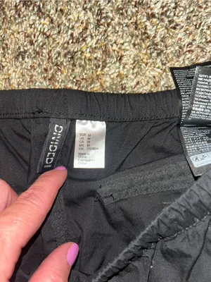 Divided Black Elastic Waist Cargo Joggers thumbnail 3