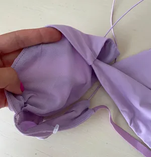 Free People NWOT intimately lavender strappy bralette thumbnail 4