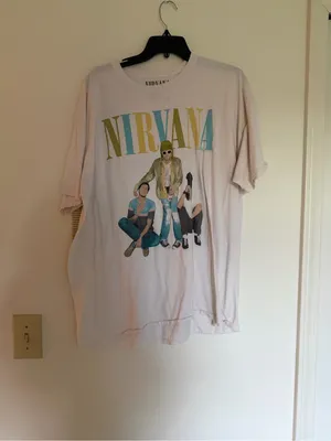 Urban Outfitters Nirvana Oversized band Graphic Tee thumbnail 2