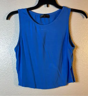 White Fox Blue Tank Top SZ:M thumbnail 1