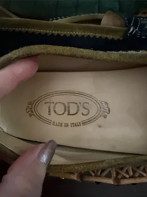 Tod’s Made in Italy Black Suede Chartreuse Western Embroidered Loafer Moccasins thumbnail 4