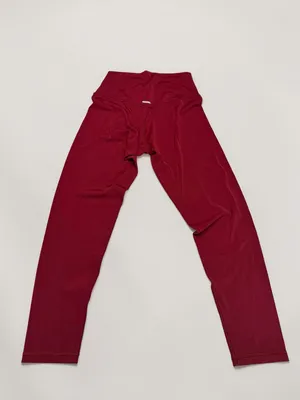 Aerie Play‎ High Waisted Leggings Red Size M Short thumbnail 2