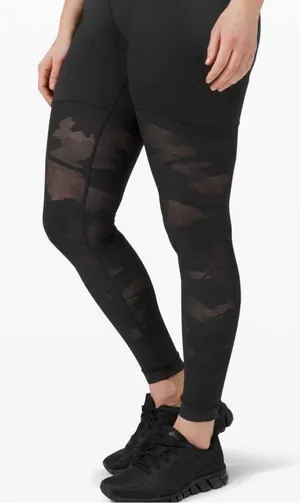 Lululemon Sheer Will High-Rise Tight 28" *Camo Black thumbnail 1