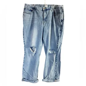 Good American Good 90’s Relaxed Straight Leg Jeans Blue542 Size 16 thumbnail 2