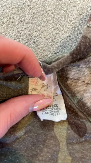 Camo Tank Top Size L thumbnail 2