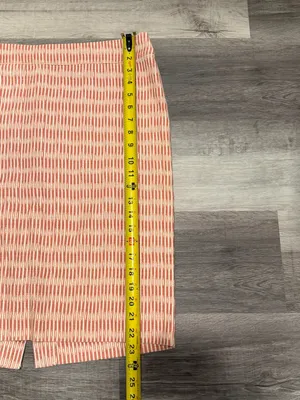LOFT Women’s Pink Ivory Curvy Straight Pencil Skirt Business Formal Size 14 thumbnail 4