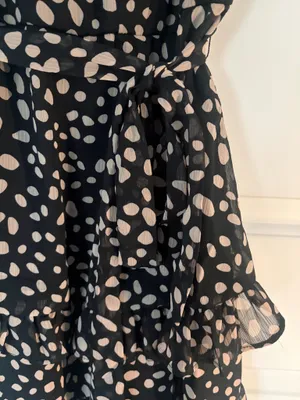 Mi Ami Francesca's Black and Taupe Mini Dress thumbnail 5