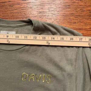 Orvis Tshirt Olive Green Dog Graphic Print Duck Hunting Women‎ s Size M thumbnail 6