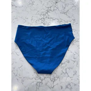 NWOT Quince Lagoon Teal Blue Italian High Rise Bikini Bottoms Size Medium thumbnail 2