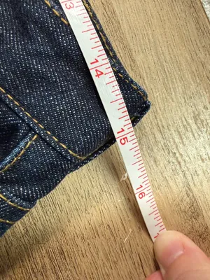 Parke 90's Straight Jeans in Dark Wash Women’s Size 28 100% Organic Cotton thumbnail 14