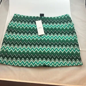 Urban Outfitters - different shades of green mini skirt. Size Small NWT thumbnail 1