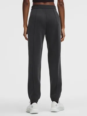 Lululemon Softstreme Classic-Fit High-Rise Jogger Pants Black/Grey Medium thumbnail 4