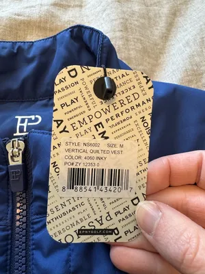 NWT EP New York Vertical Quilted Blue Women’s Vest thumbnail 8