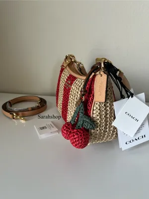 Coach Teri Shoulder Bag With Stripes And Charm thumbnail 4