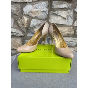 Ted Baker Saidaa 5-inch Dorsey heels patent leather Nude/Beige size 10 thumbnail 11