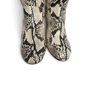 Cole Haan Glenda Snake-Embossed Knee-High Block Heel Boots thumbnail 7