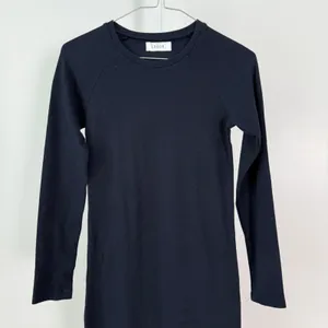 LEGOE Heritage‎ sz 1 Long Sleeve Midi Dress Black Cotton Stretch Cozy Casual thumbnail 2