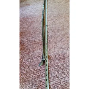 Banana Republic Metallic Leather Skinny Belt Knot Style Pewter Silver thumbnail 8
