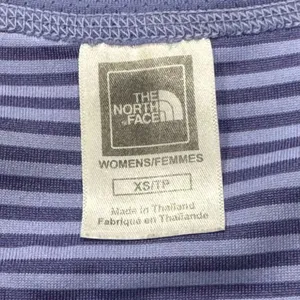 The North Face Purple Striped Dri Fit Tee Shirt Women’s XS thumbnail 2