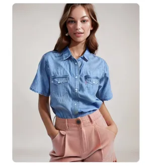 Levi’s jean shirt size XS thumbnail 2