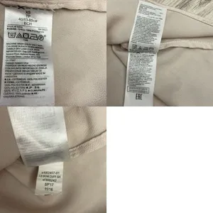 Banana Republic Beige Long Tie Sleeve V-Neck Blouse Size XS thumbnail 13