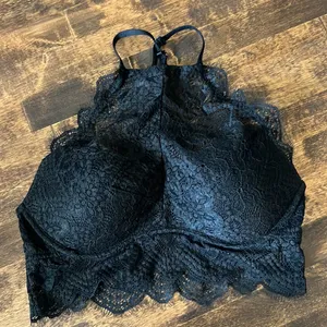 VS PINK High Neck Racerback Underwire Padded Bralette Size Small thumbnail 1