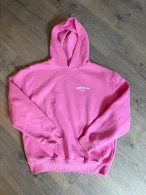 White Fox Pink Hoodie thumbnail 1