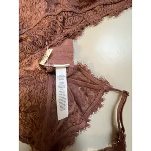 Aerie Rustic Bronze Lace Bralette -sz M thumbnail 4