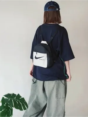 Nike Sportswear NWT Black and Beige Mini Backpack thumbnail 2