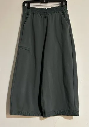 Athleta Triumph Hybrid Wide Leg Crop Pants Granite Blue Size Small Lounge Casual thumbnail 1