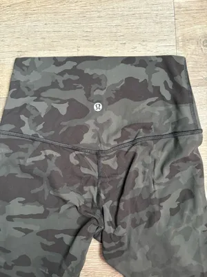 Lululemon Align Pant II Sz4 High Rise Leggings 25" Green Camo Yoga Pants In Sz 4 thumbnail 5