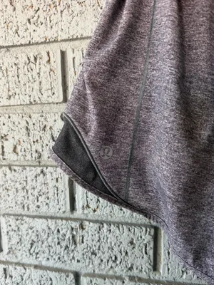 Lululemon Hotty Hot Short II *Long 4" Heather Lux Multi Black Size 4 thumbnail 5