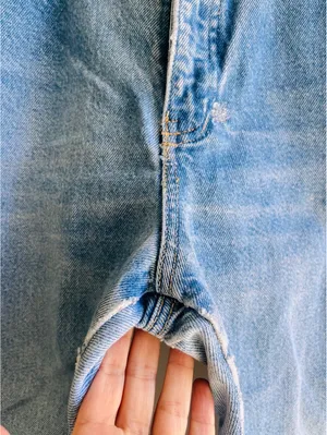 Vintage 90s Calvin Klein High Rise Straight Leg Jeans - Made in USA - Size 8 thumbnail 8
