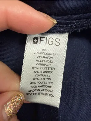 Figs Women’s Zamora Jogger Scrub Pants™ Navy (Size XS) thumbnail 8