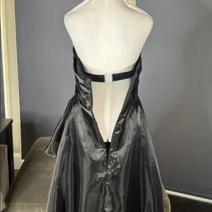 Women’s Black Strapless Full Length Prom Formal Dress Zip Back Size 10 NEW thumbnail 7